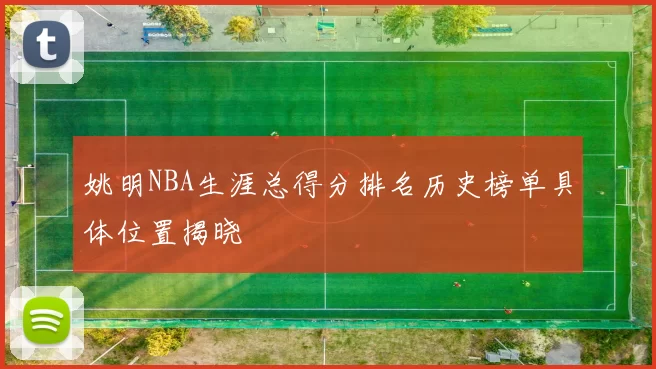 姚明NBA生涯总得分排名历史榜单具体位置揭晓