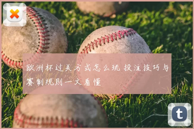 欧洲杯过关方式怎么玩 投注技巧与赛制规则一文看懂