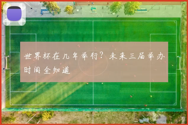 世界杯在几年举行？未来三届举办时间全知道