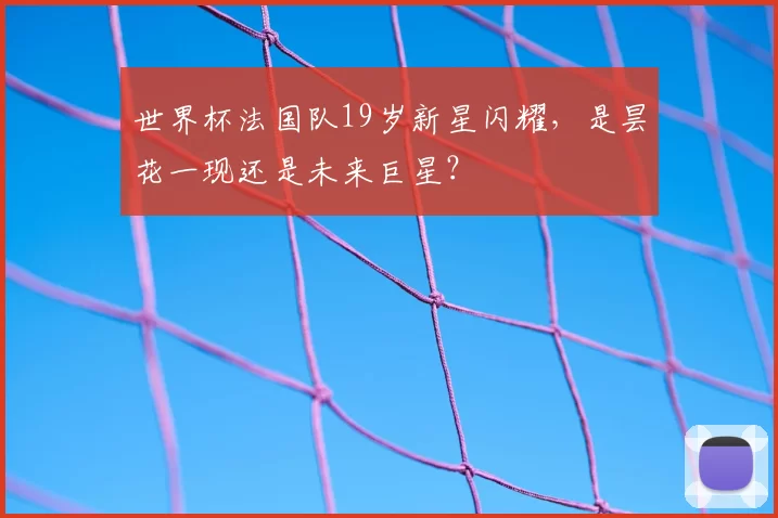 世界杯法国队19岁新星闪耀,是昙花一现还是未来巨星?